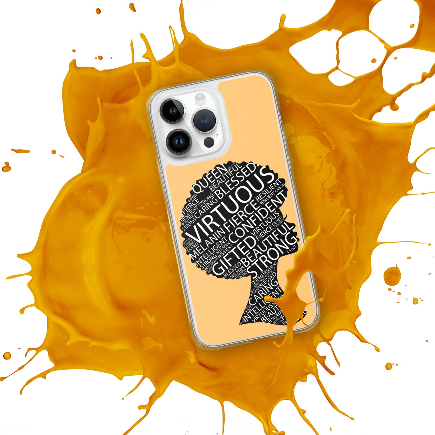 Woman of Virtue v2 iPhone Case