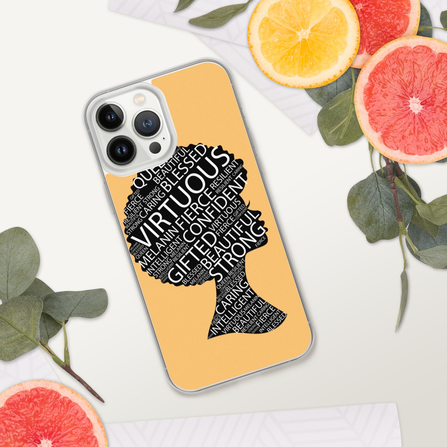 Woman of Virtue v2 iPhone Case