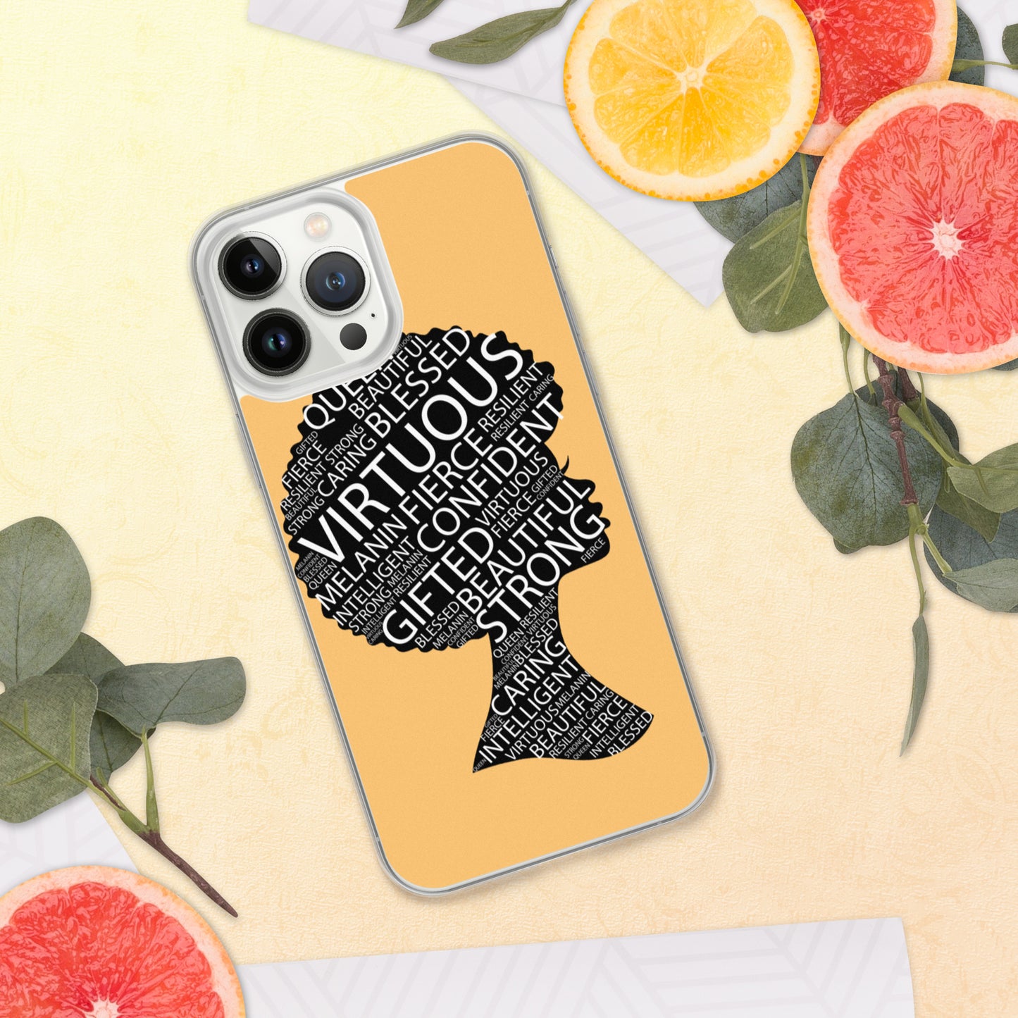 Woman of Virtue v2 iPhone Case