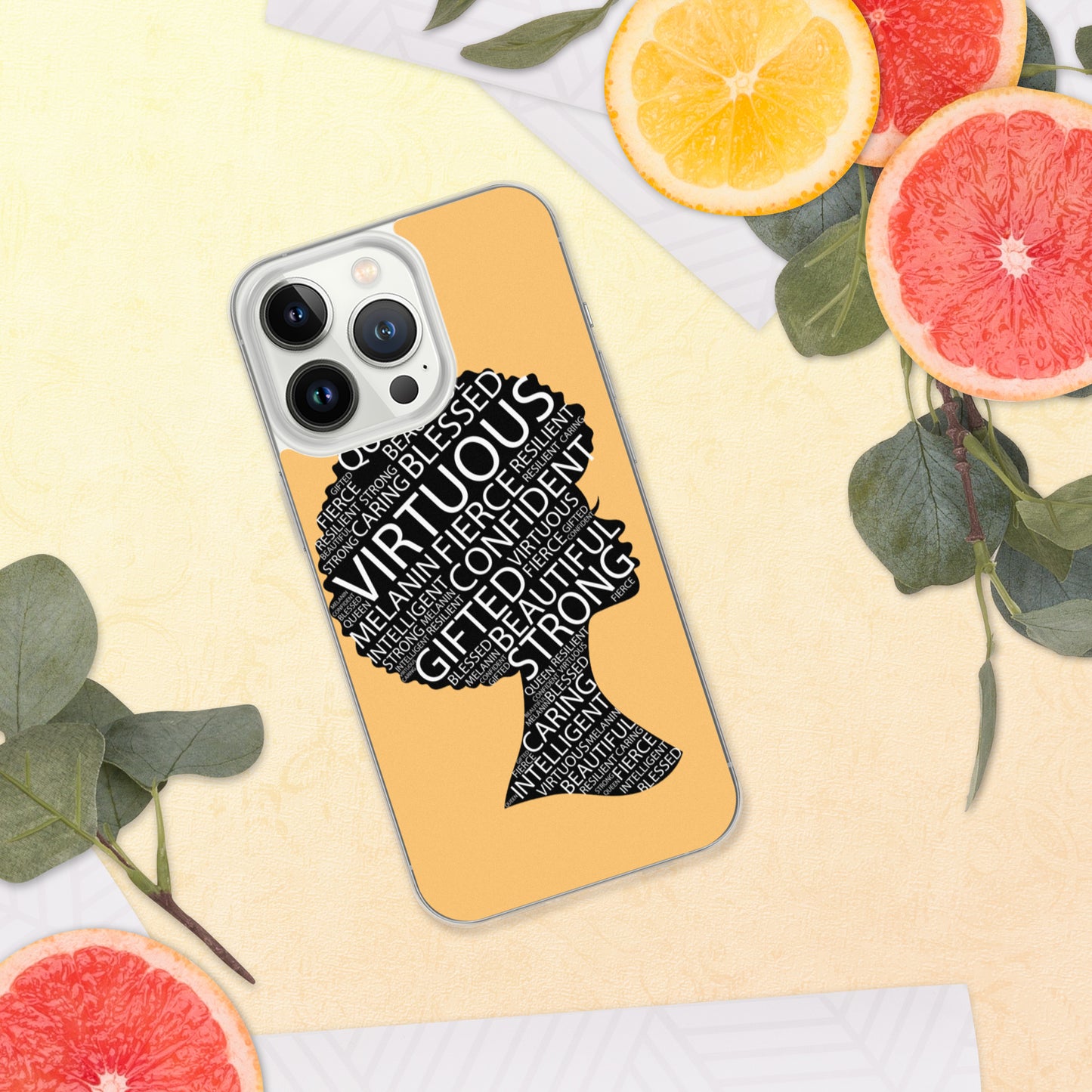 Woman of Virtue v2 iPhone Case