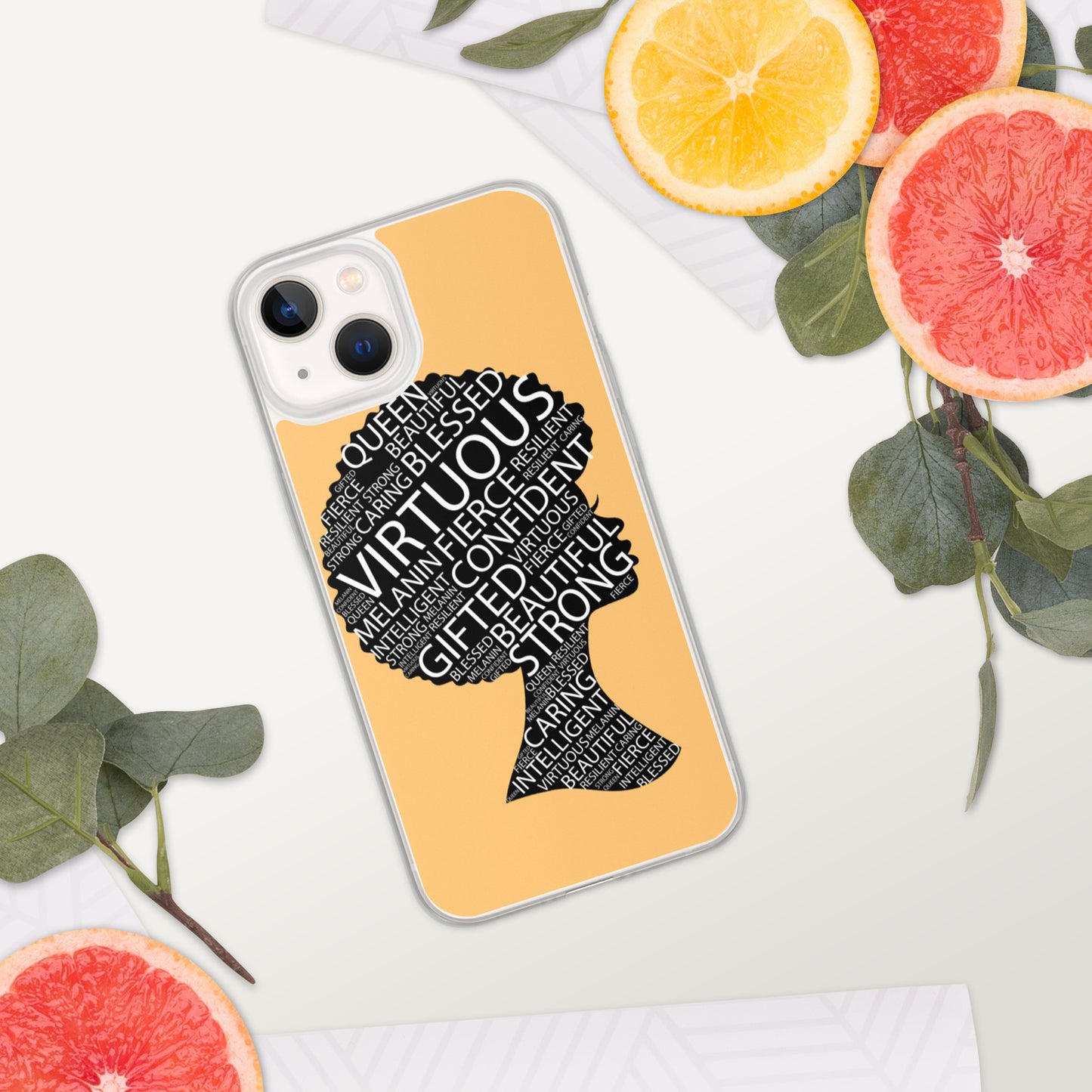 Woman of Virtue v2 iPhone Case