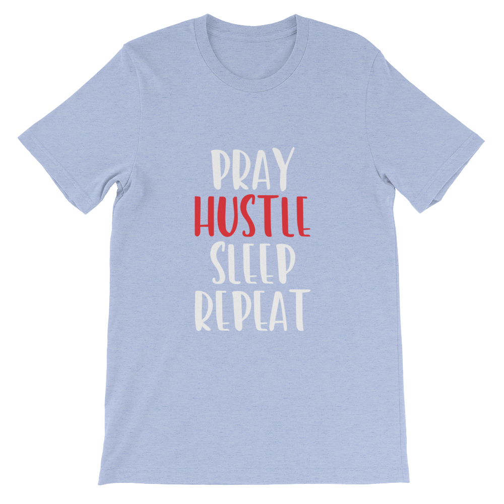 Pray and Hustle Short - Sleeve Unisex T-Shirt - SoulFire Clothing - Shirts