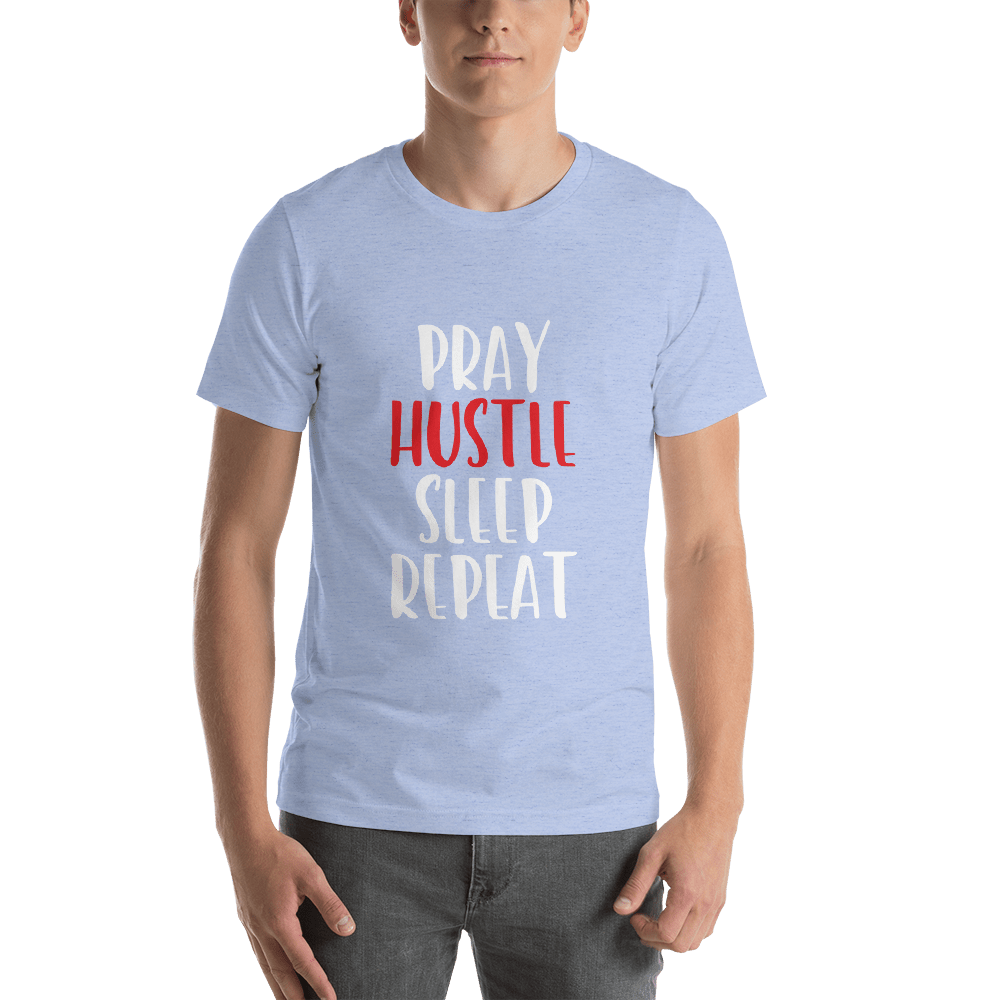 Pray and Hustle Short - Sleeve Unisex T-Shirt - SoulFire Clothing - Shirts