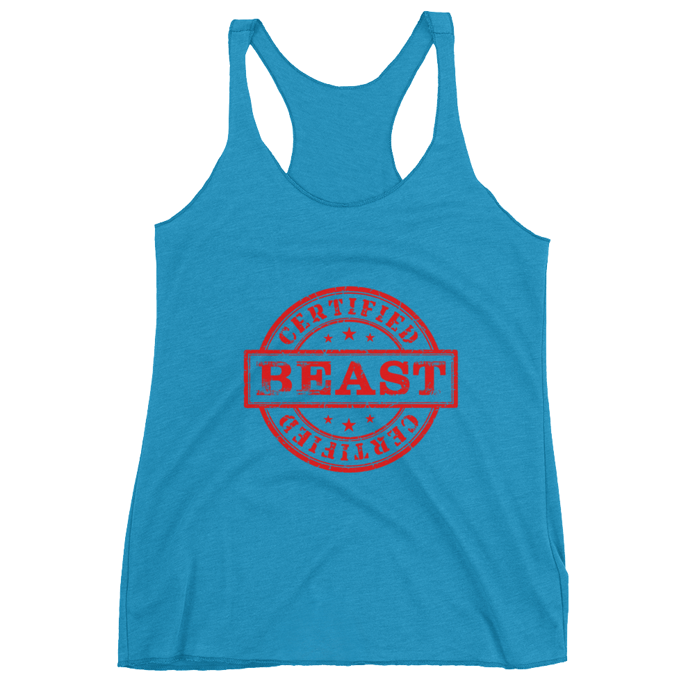 Certified Beast Women's Racerback Tank - SoulFire Clothing - Shirts