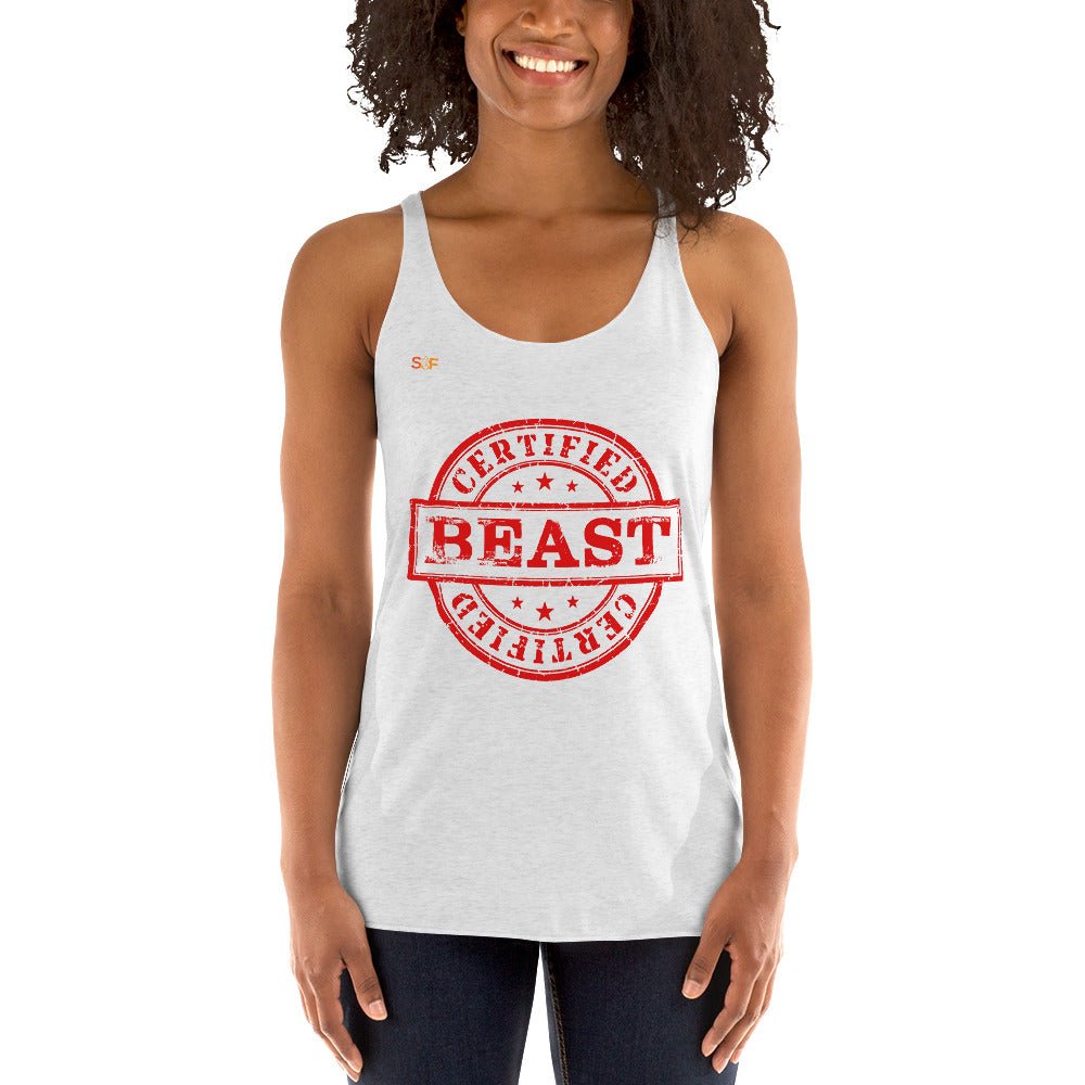 Certified Beast Women's Racerback Tank - SoulFire Clothing - Shirts