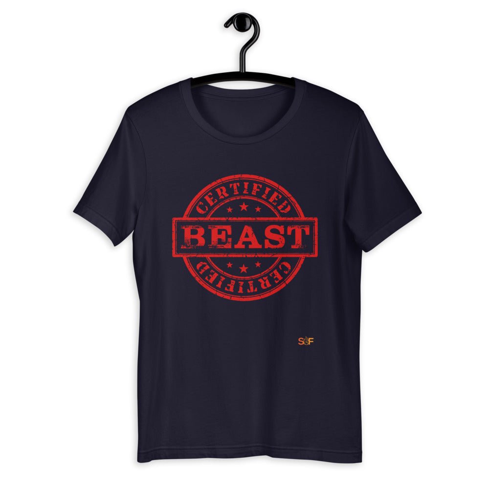 Certified BEAST Short - Sleeve Unisex T-Shirt - SoulFire Clothing - Shirts