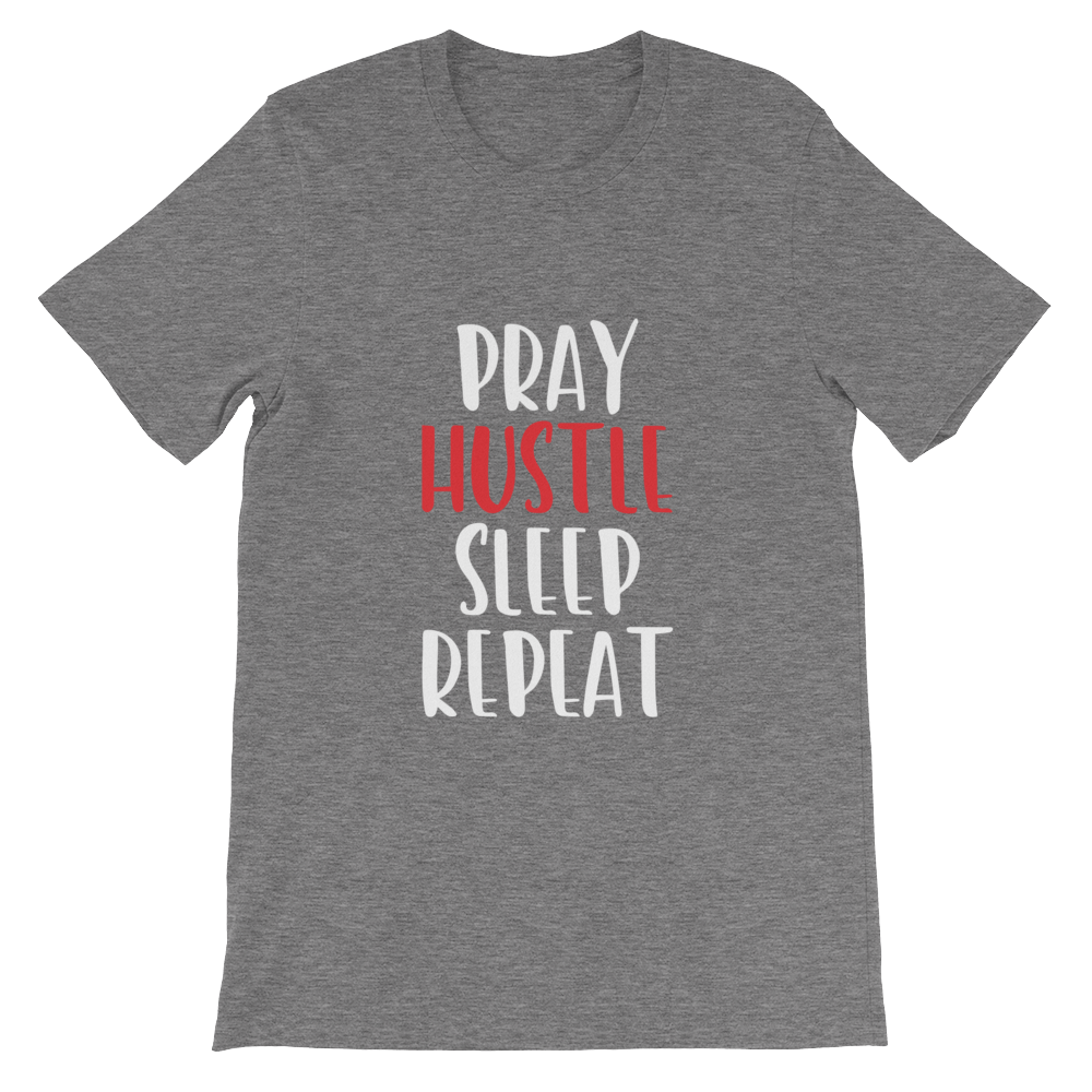 Pray and Hustle Short - Sleeve Unisex T-Shirt - SoulFire Clothing - Shirts