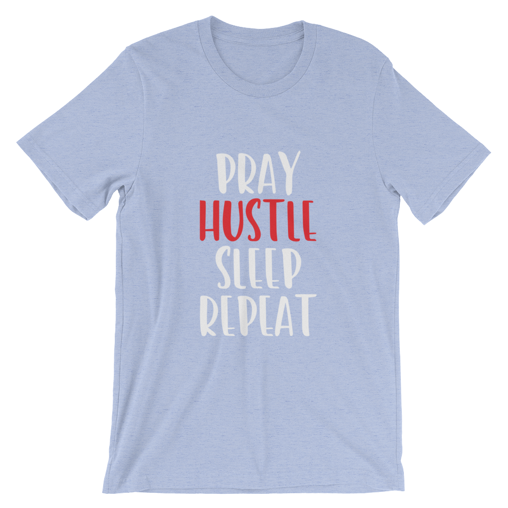 Pray and Hustle Short - Sleeve Unisex T-Shirt - SoulFire Clothing - Shirts