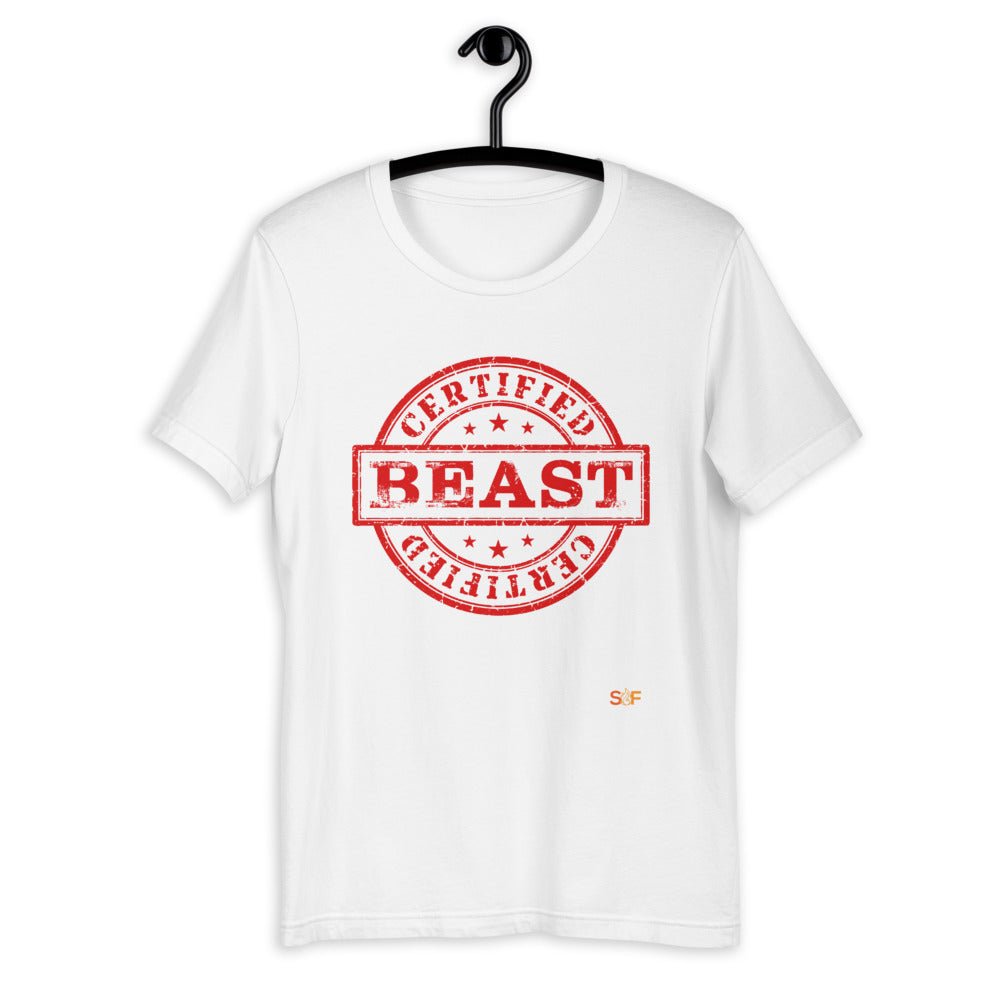 Certified BEAST Short - Sleeve Unisex T-Shirt - SoulFire Clothing - Shirts