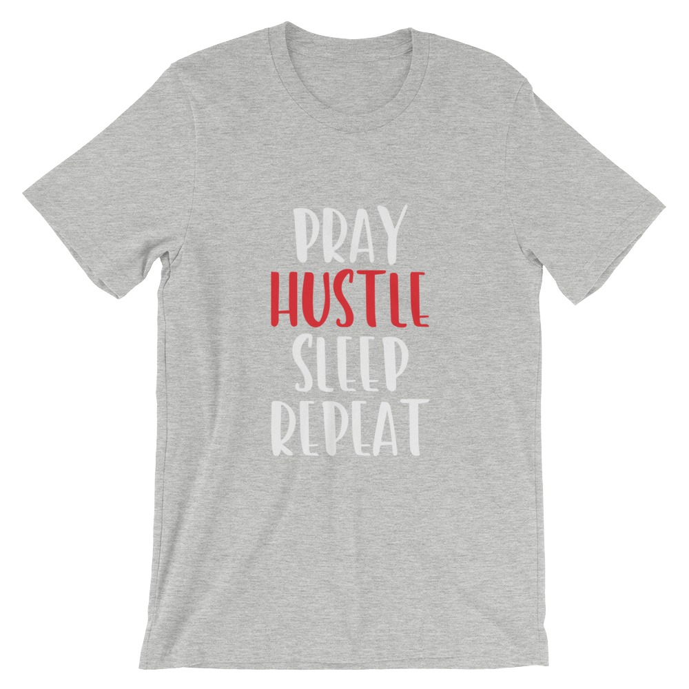 Pray and Hustle Short - Sleeve Unisex T-Shirt - SoulFire Clothing - Shirts