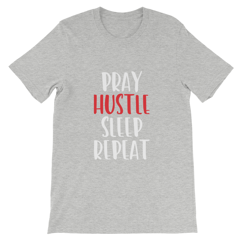 Pray and Hustle Short - Sleeve Unisex T-Shirt - SoulFire Clothing - Shirts