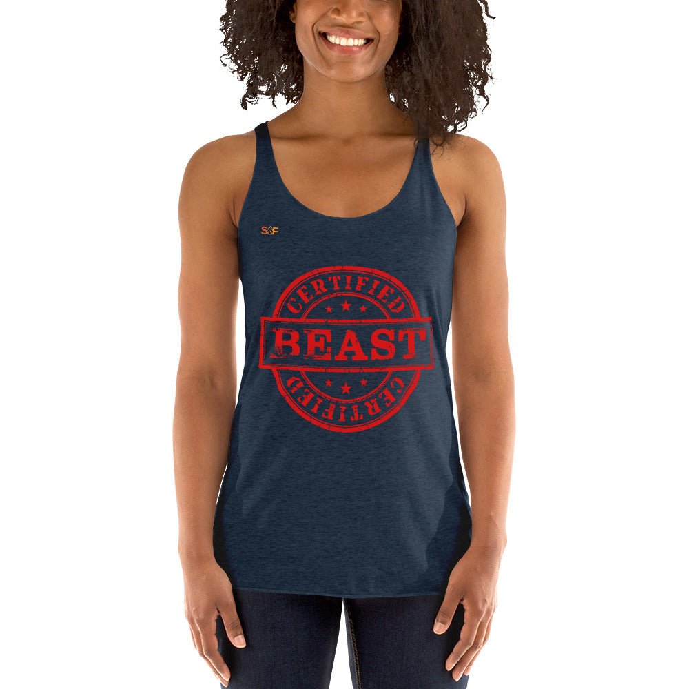 Certified Beast Women's Racerback Tank - SoulFire Clothing - Shirts