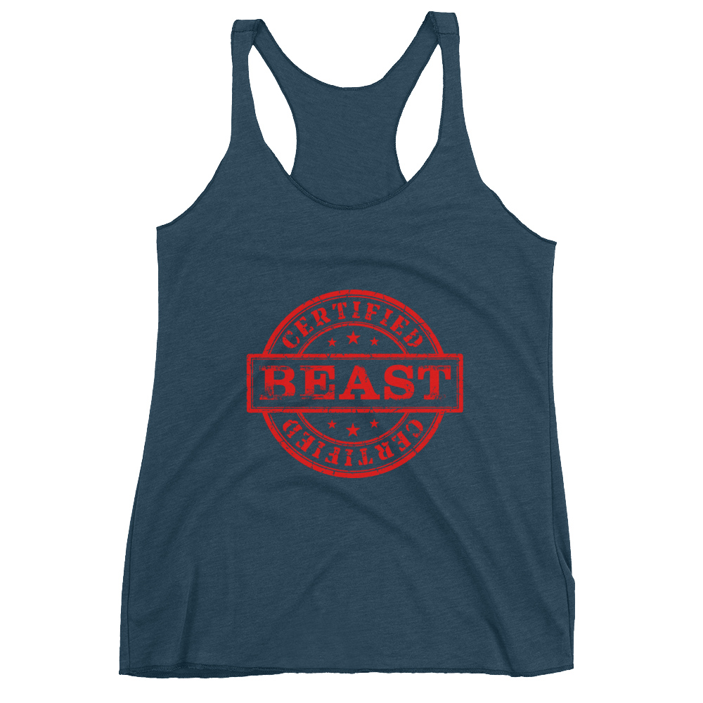 Certified Beast Women's Racerback Tank - SoulFire Clothing - Shirts