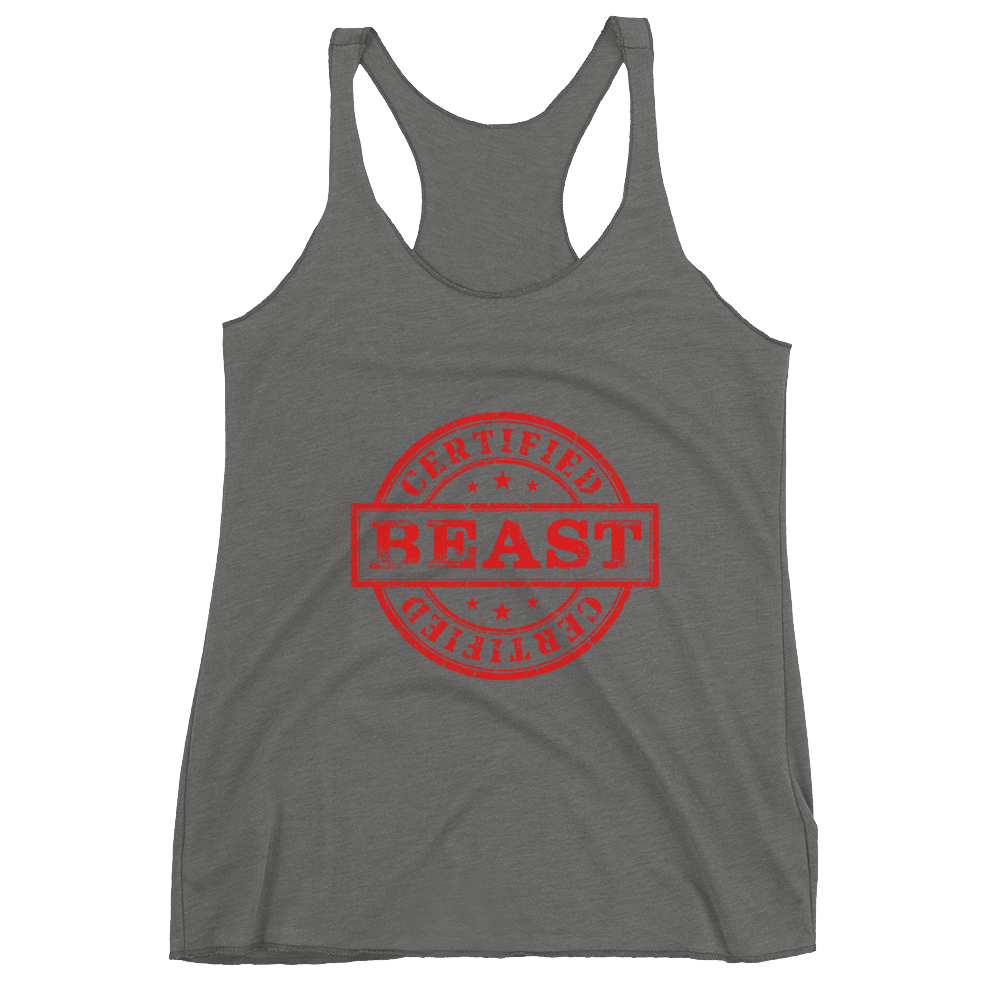 Certified Beast Women's Racerback Tank - SoulFire Clothing - Shirts
