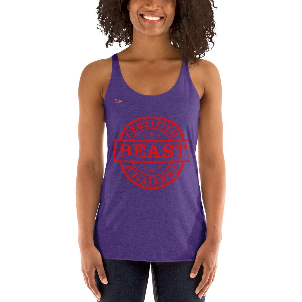 Certified Beast Women's Racerback Tank - SoulFire Clothing - Shirts