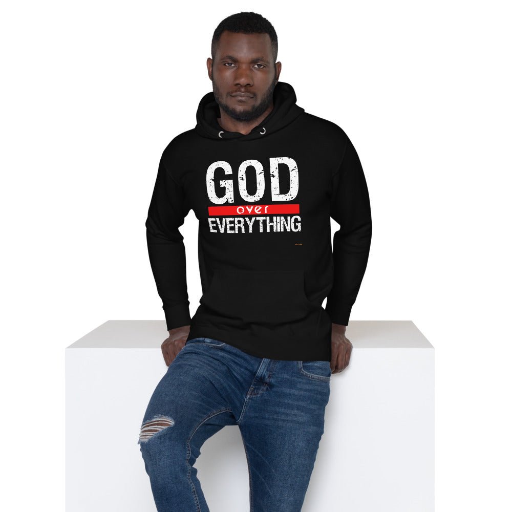 God Over Everything Premium Unisex Hoodie - SoulFire Clothing - Hoodie