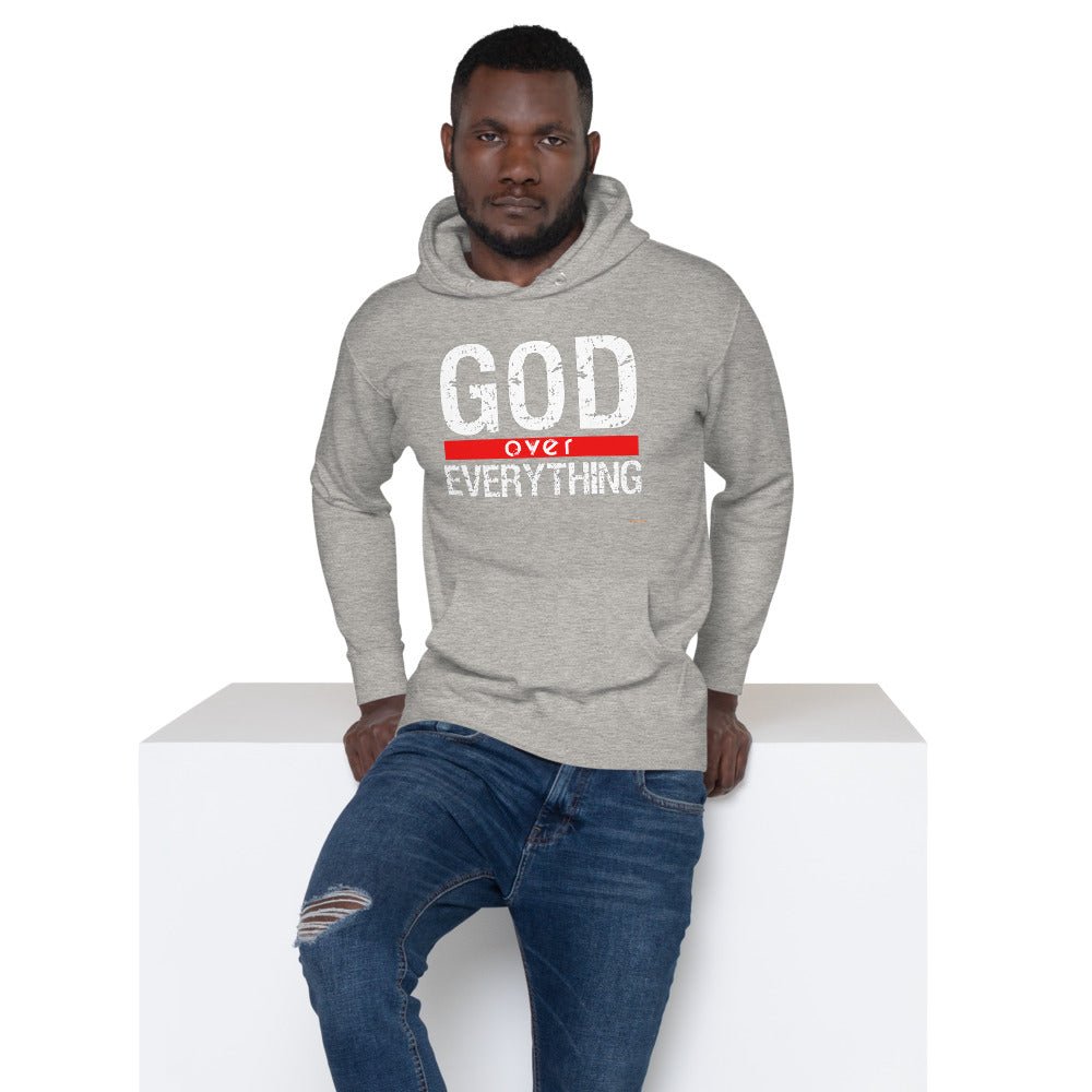 God Over Everything Premium Unisex Hoodie - SoulFire Clothing - Hoodie