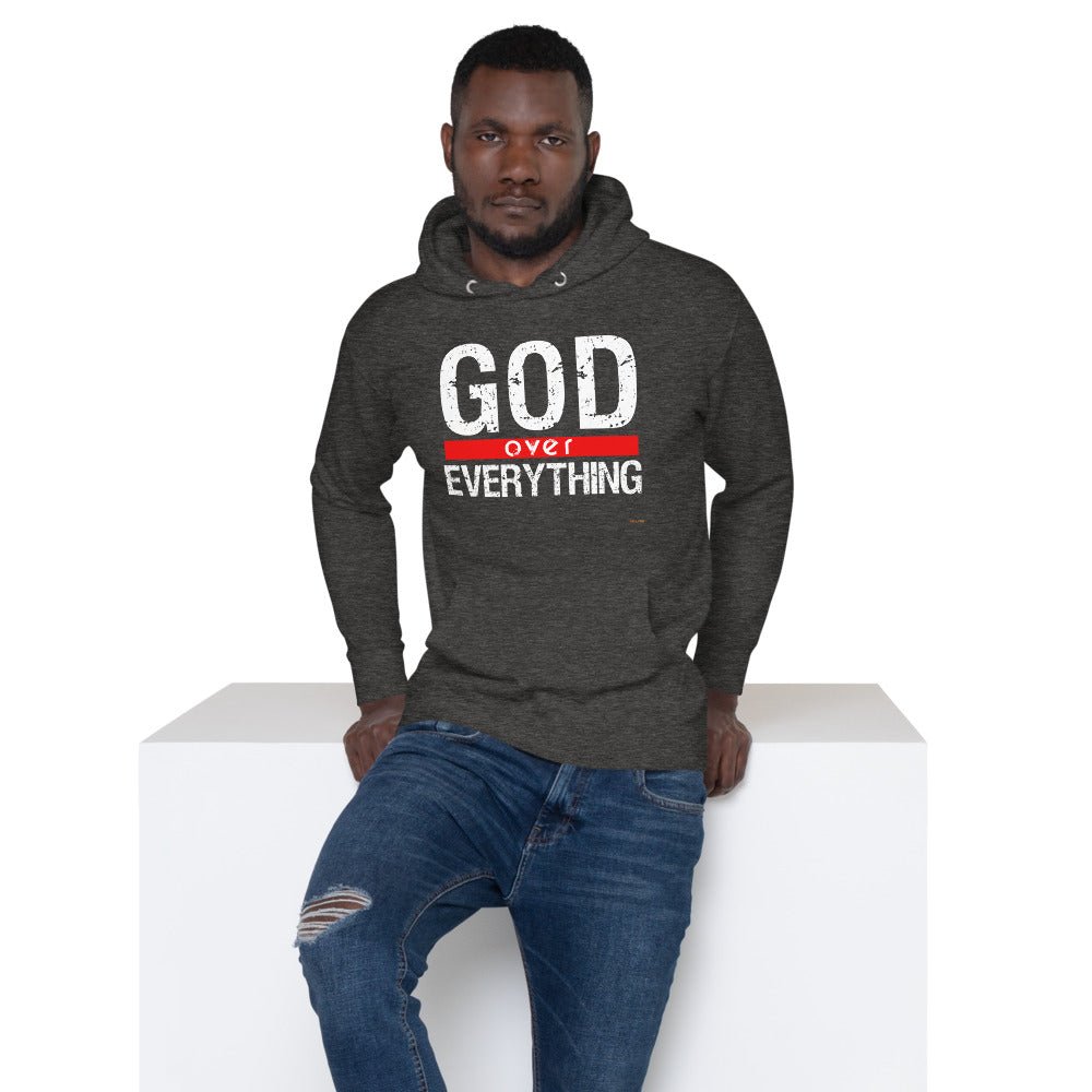 God Over Everything Premium Unisex Hoodie - SoulFire Clothing - Hoodie