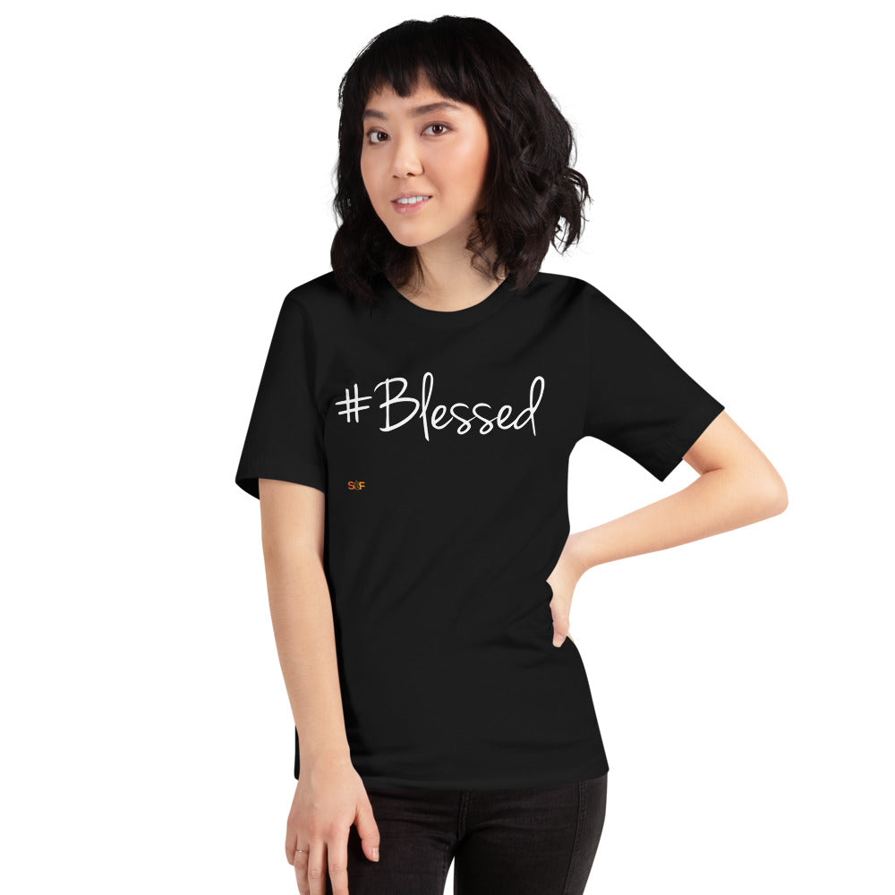 Blessed Hashtag Unisex T-Shirt | SoulFire Clothing