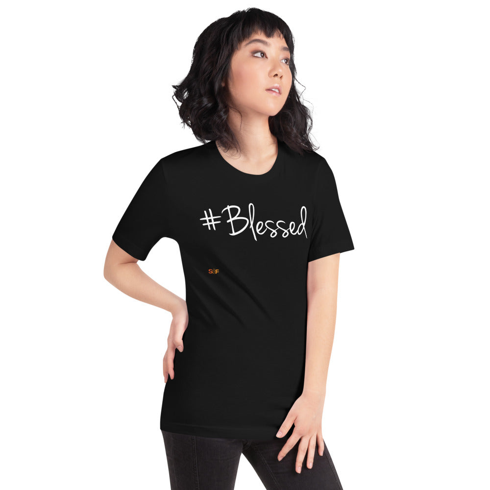 Blessed Hashtag Short-Sleeve Unisex T-Shirt - SoulFire Clothing