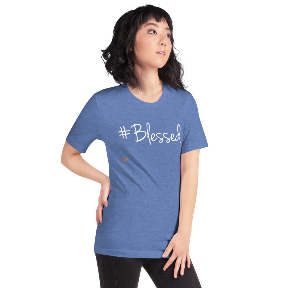 Blessed Hashtag Short-Sleeve Unisex T-Shirt - SoulFire Clothing