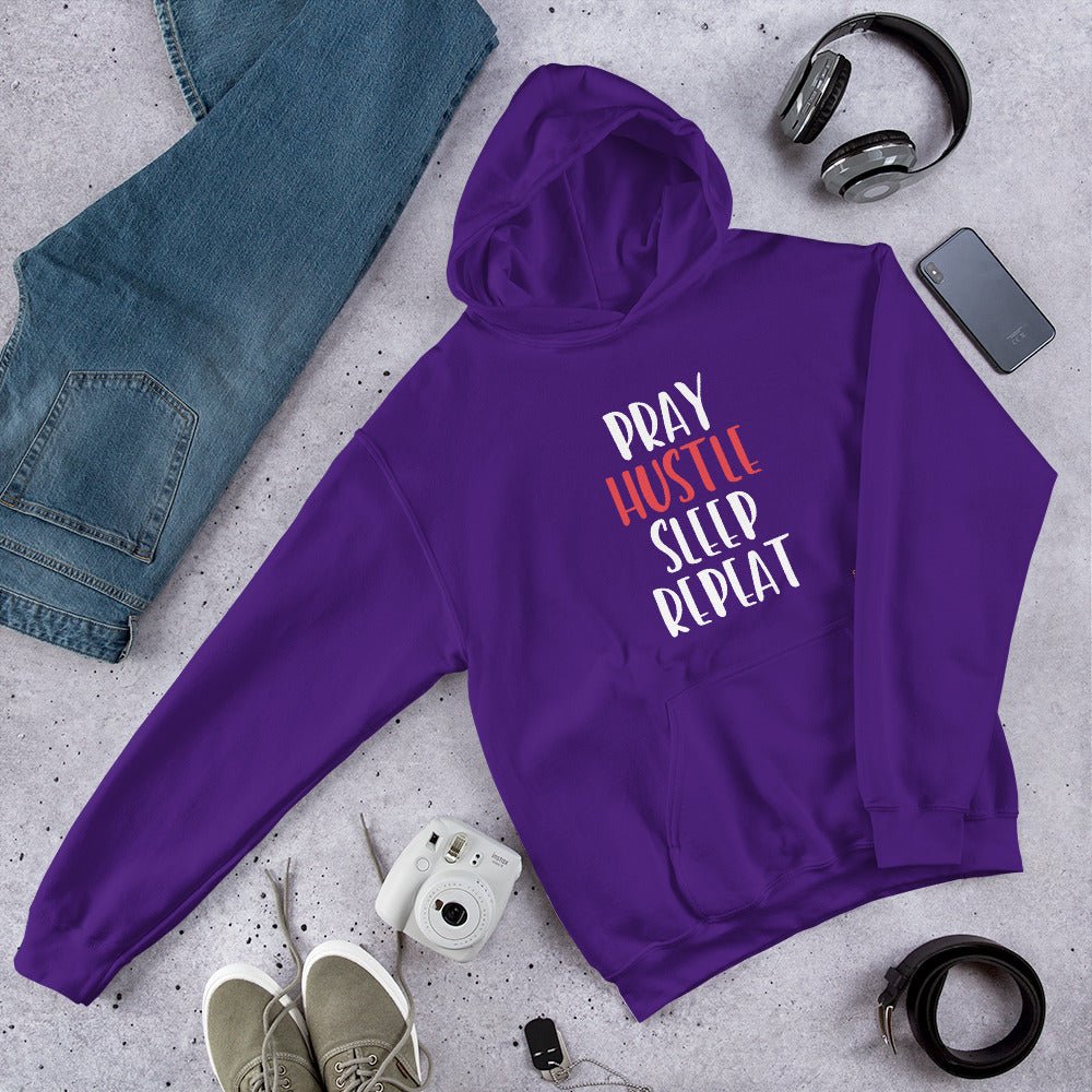 SoulFire Clothing - Pray Hustle Sleep Repeat Hoodie - SoulFire Clothing - Hoodie