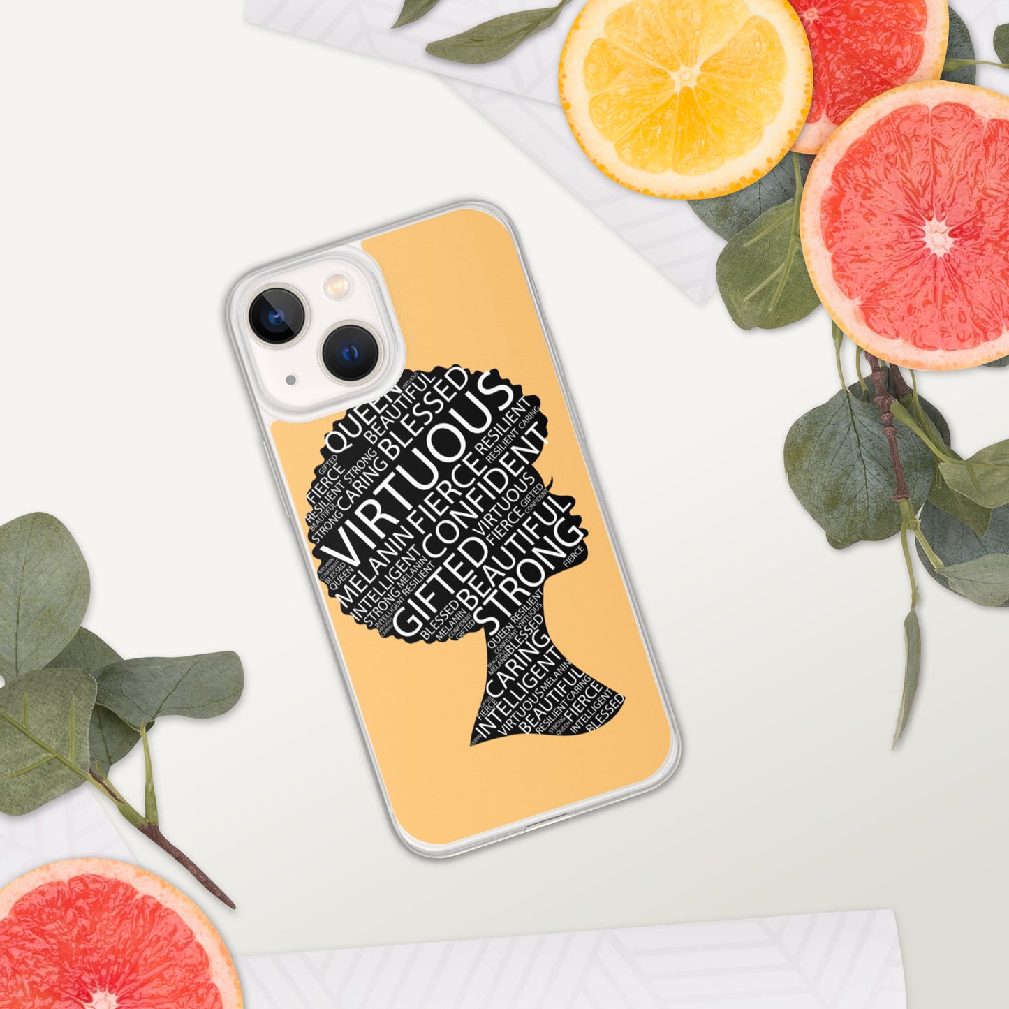 Woman of Virtue v2 iPhone Case