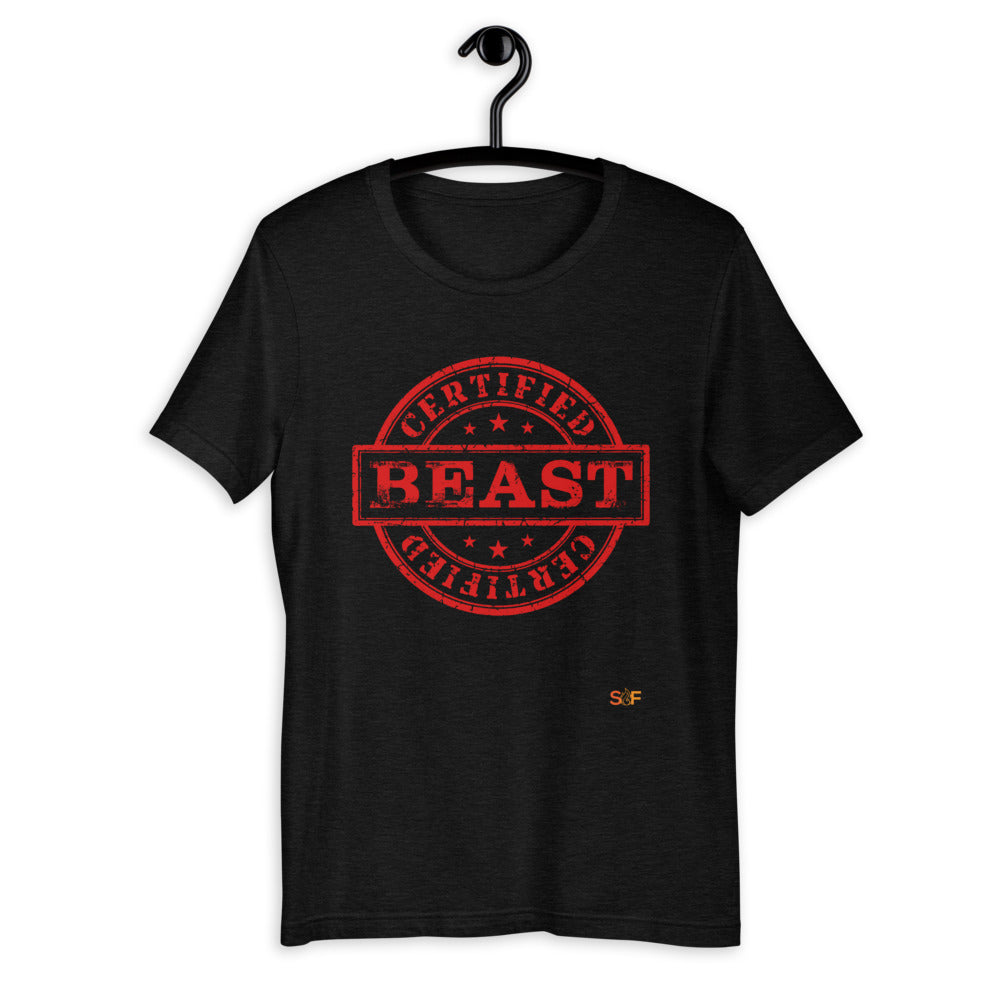 Certified BEAST Short-Sleeve Unisex T-Shirt - SoulFire Clothing