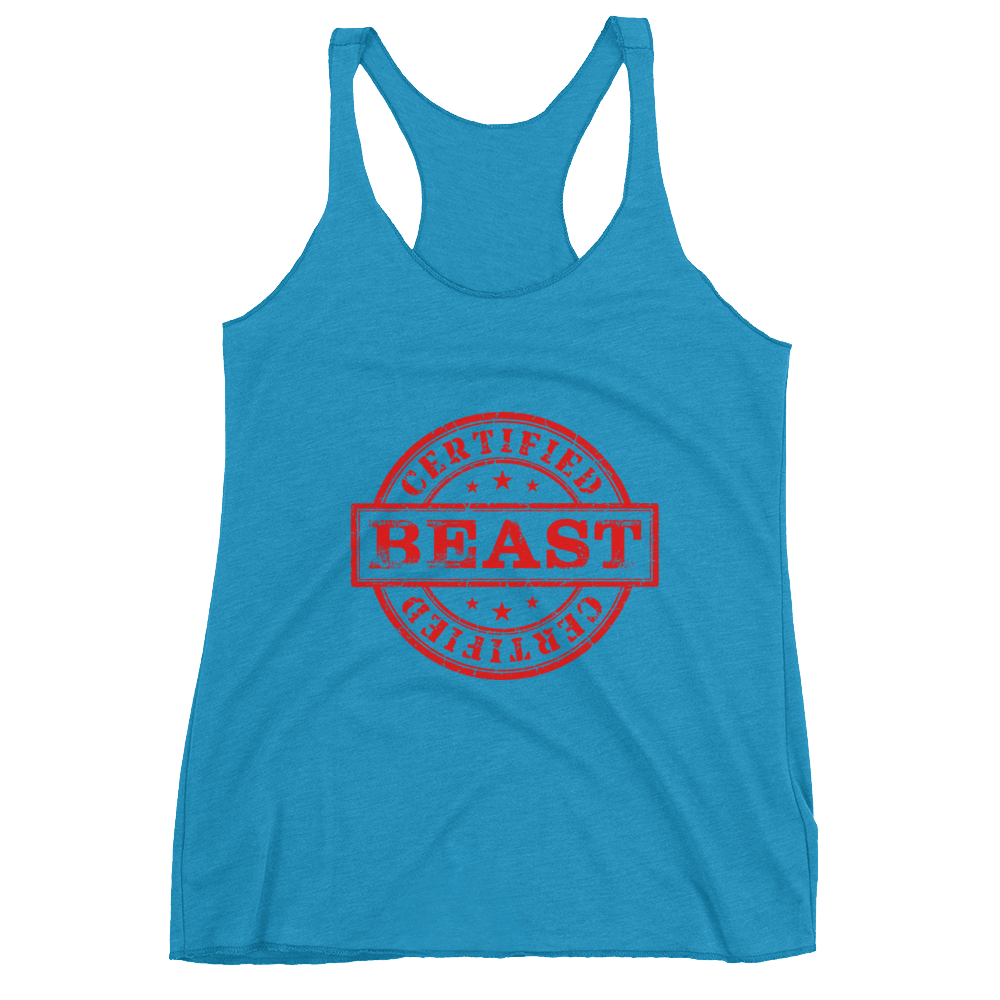 Certified Beast Women's Racerback Tank - SoulFire Clothing
