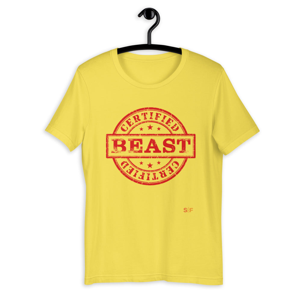Certified BEAST Short-Sleeve Unisex T-Shirt - SoulFire Clothing