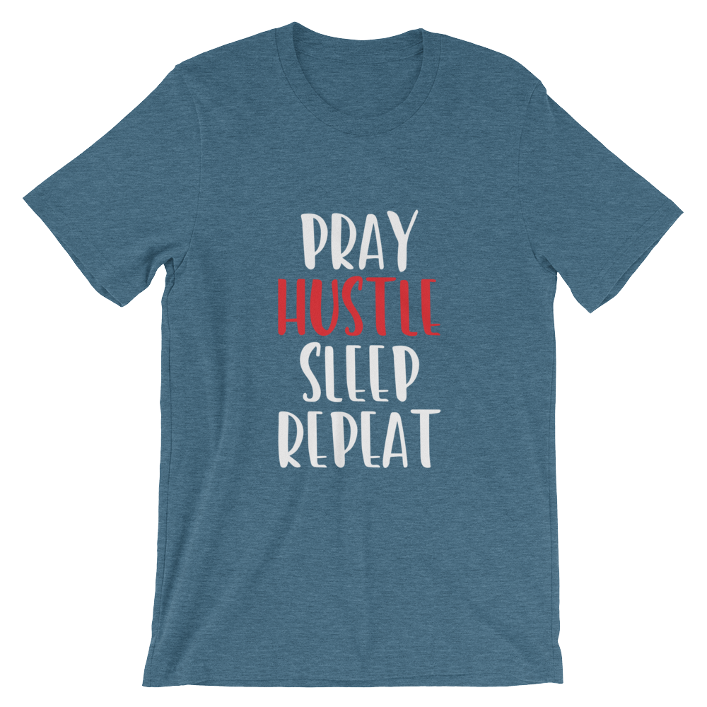 Pray and Hustle Short-Sleeve Unisex T-Shirt - SoulFire Clothing