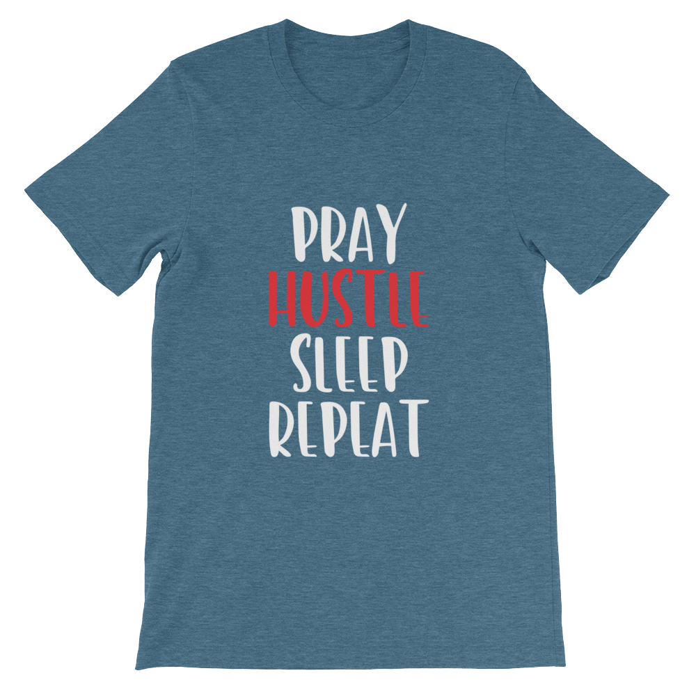 Pray and Hustle Short-Sleeve Unisex T-Shirt - SoulFire Clothing