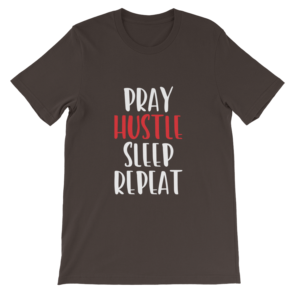 Pray and Hustle Short-Sleeve Unisex T-Shirt - SoulFire Clothing