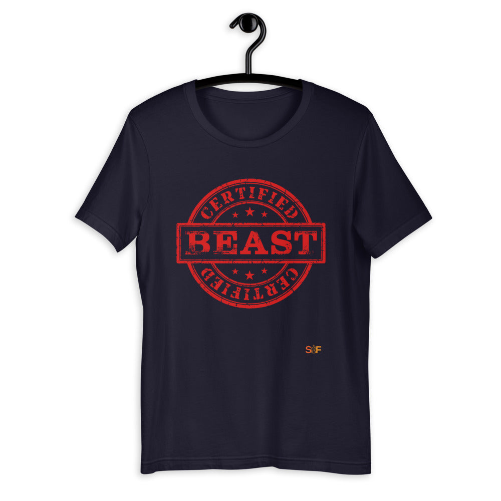 Certified BEAST Short-Sleeve Unisex T-Shirt - SoulFire Clothing