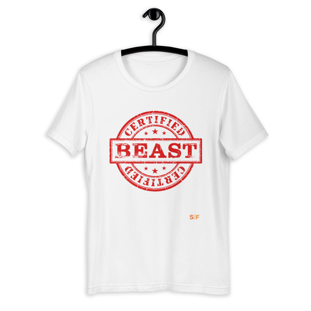 Certified BEAST Short-Sleeve Unisex T-Shirt - SoulFire Clothing