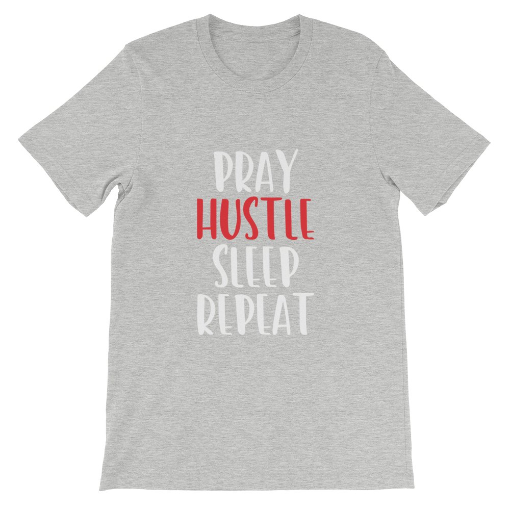 Pray and Hustle Short-Sleeve Unisex T-Shirt - SoulFire Clothing