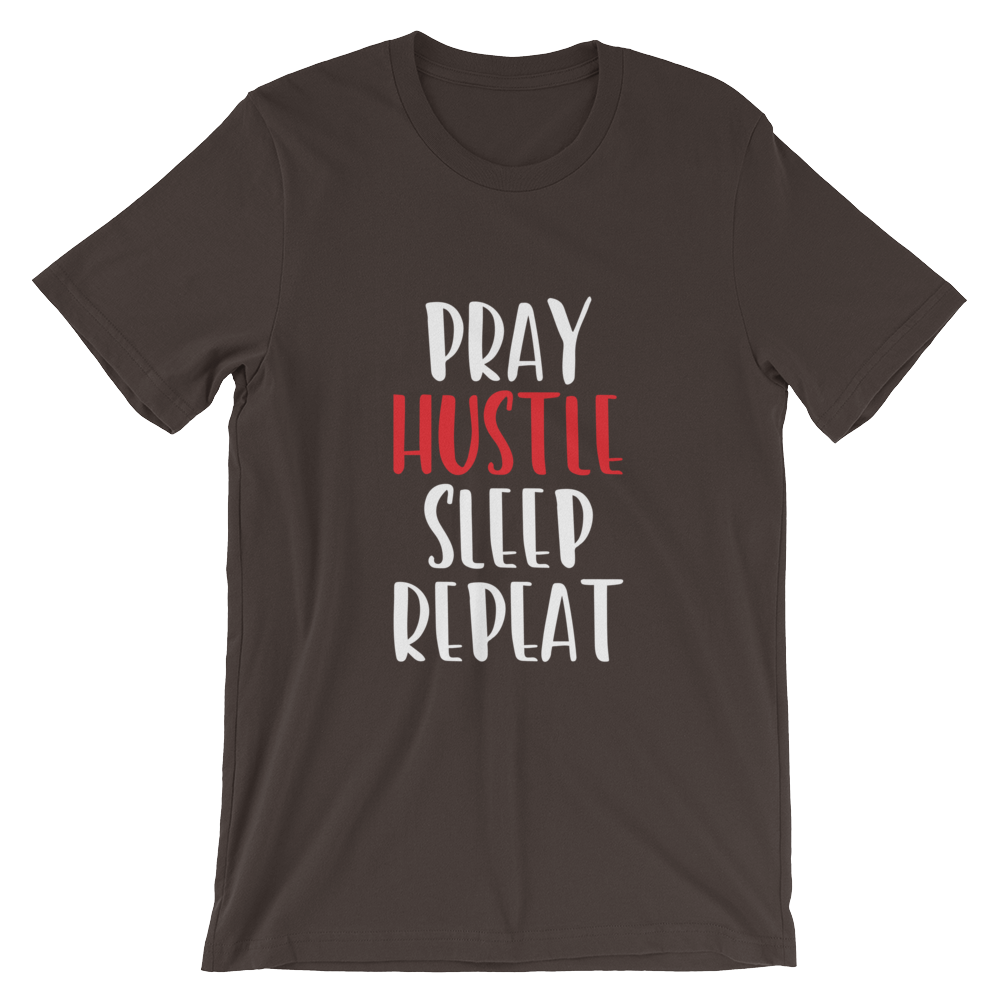 Pray and Hustle Short-Sleeve Unisex T-Shirt - SoulFire Clothing