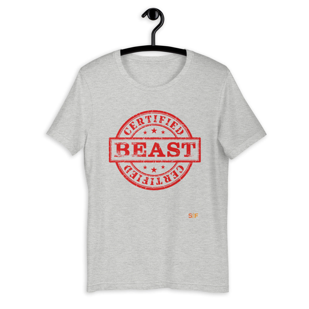 Certified BEAST Short-Sleeve Unisex T-Shirt - SoulFire Clothing