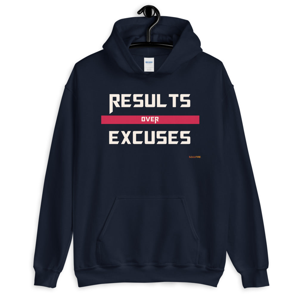 Results over Excuses Unisex Hoodie - SoulFire Clothing