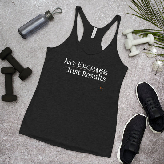 No Excuses Racerback Tank - SoulFire Clothing