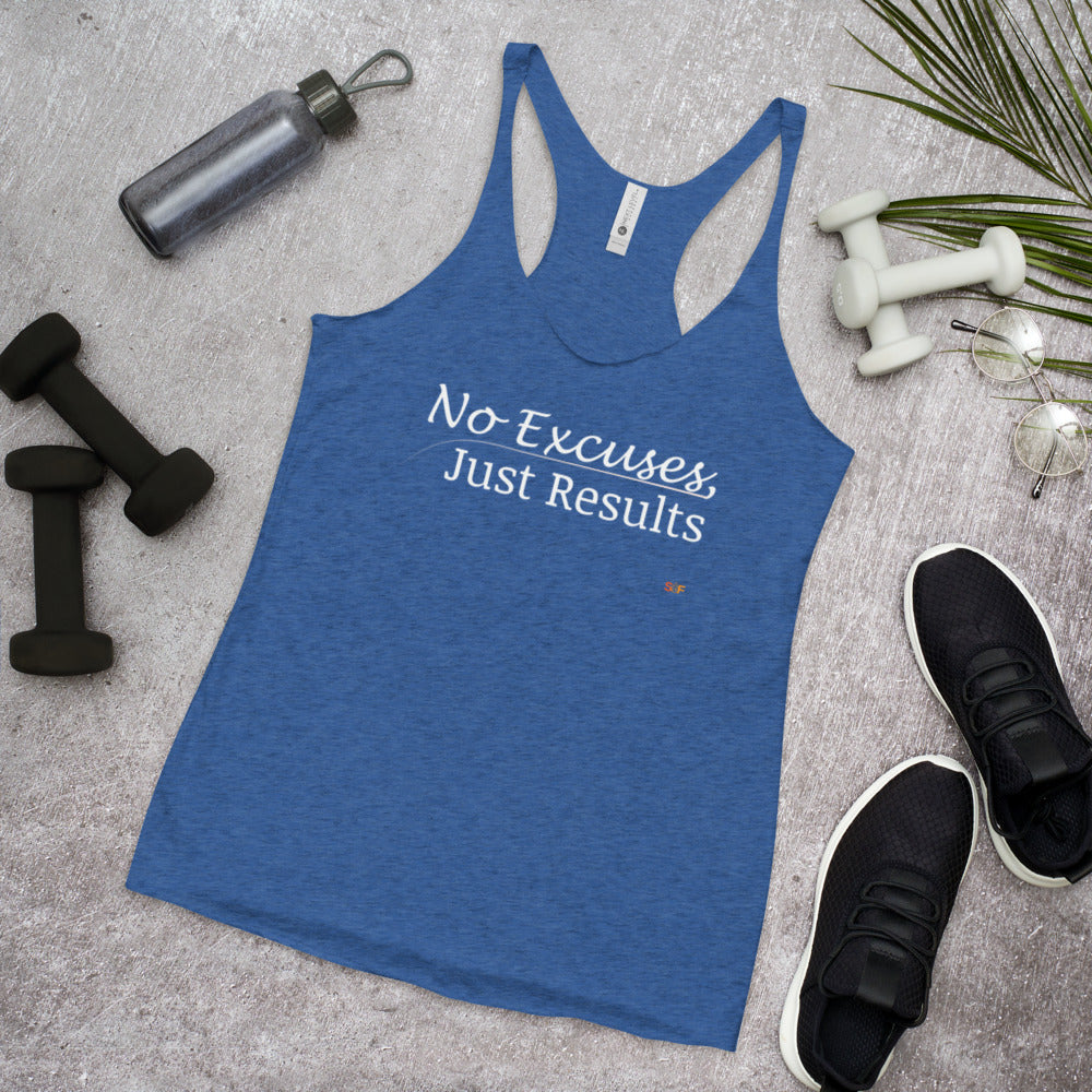 No Excuses Racerback Tank - SoulFire Clothing